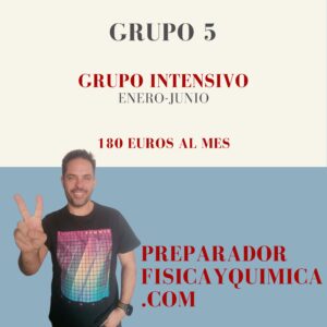 Física y Química Grupo Enero-Junio