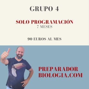 Biología y Geología Grupo Sep-Jun (Solo Programación)