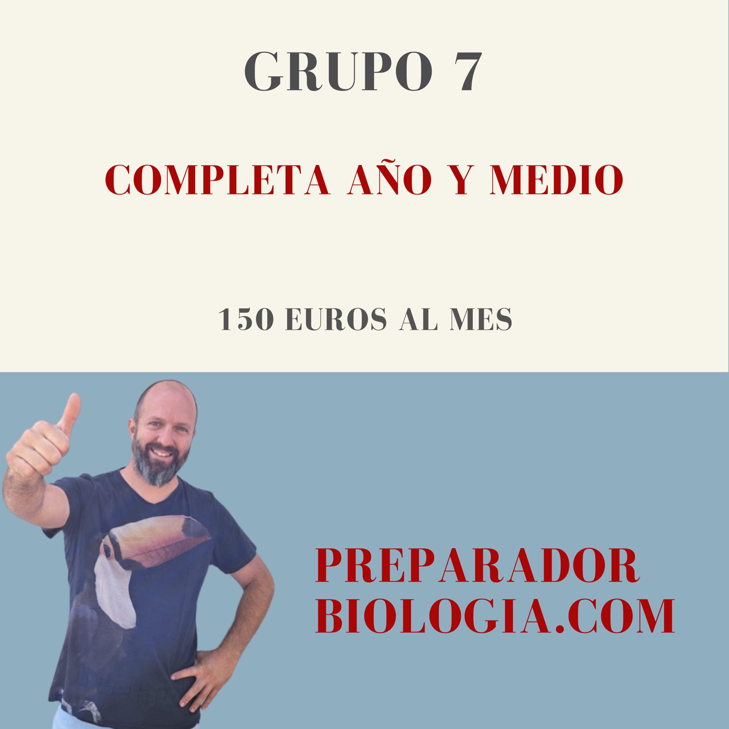 Biología y Geología Grupo 18 Meses (Completo)